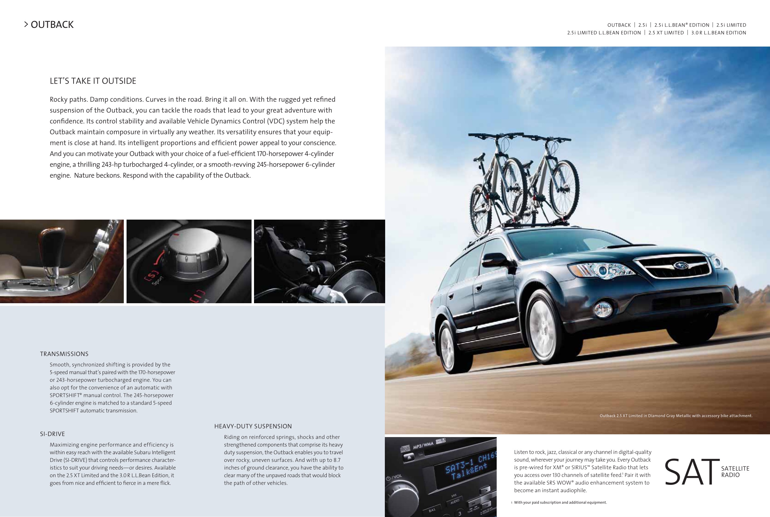2008 Subaru Brochure Page 13